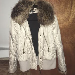 Royal Underground Raccoon Fur bomber jacket